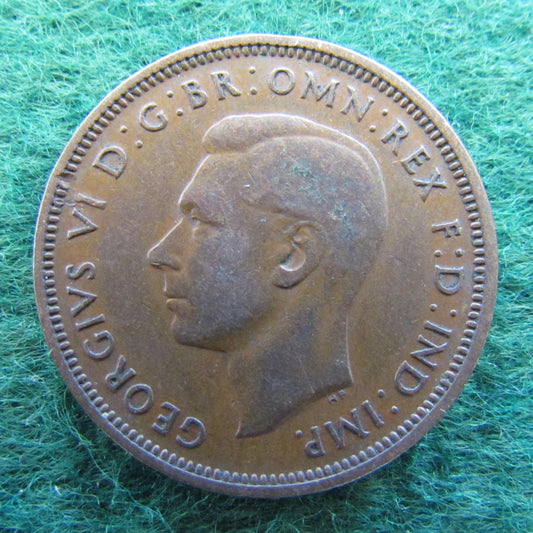 GB British UK English 1941 Half Penny King George VI Coin