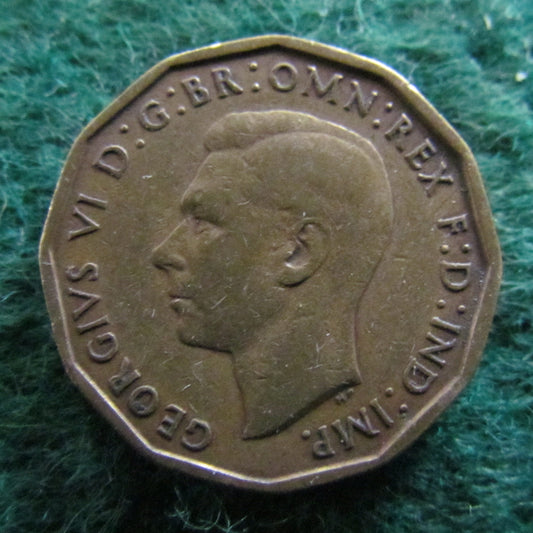 GB British UK English 1941 Threepence King George VI Coin