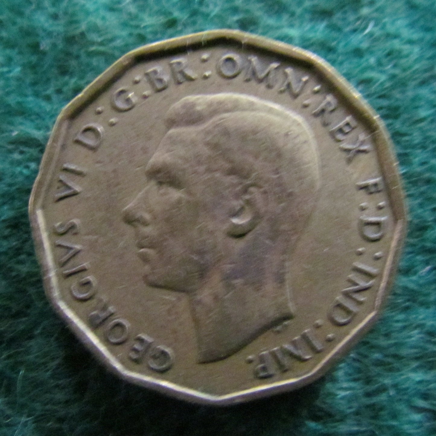 GB British UK English 1945 Threepence King George VI Coin