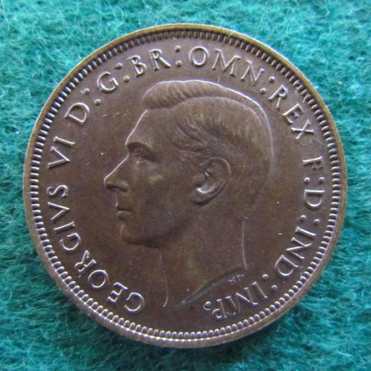 GB British UK English 1946 Penny King George VI Coin