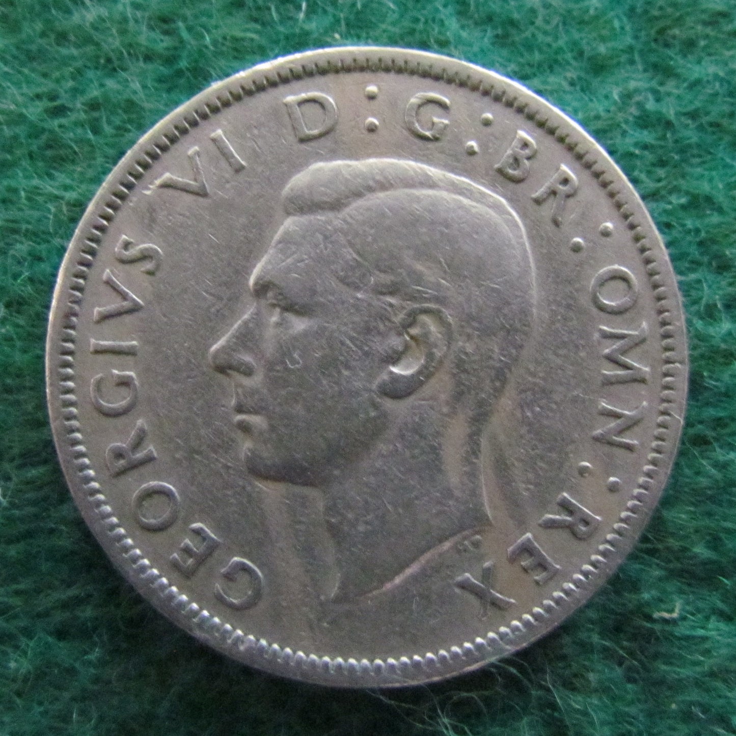 GB British UK English 1949 2 Shilling King George VI Coin