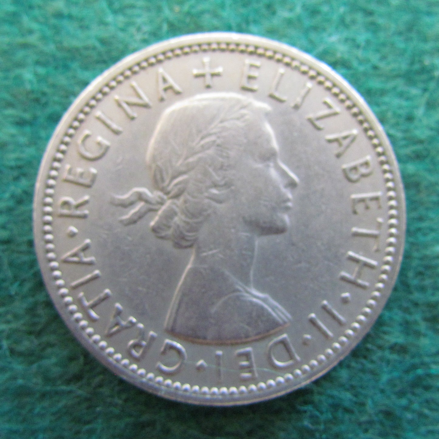 GB British UK English 1960 2 Shilling Queen Elizabeth II Coin