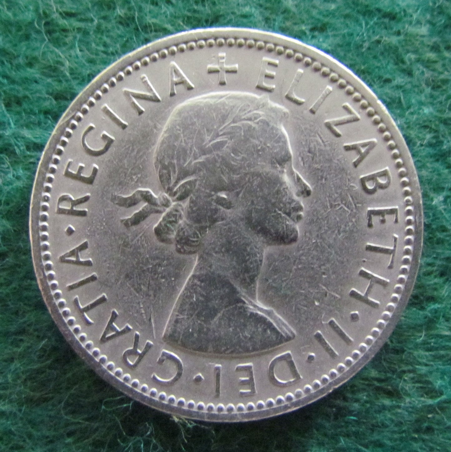 GB British UK English 1961 2 Shilling Queen Elizabeth II Coin