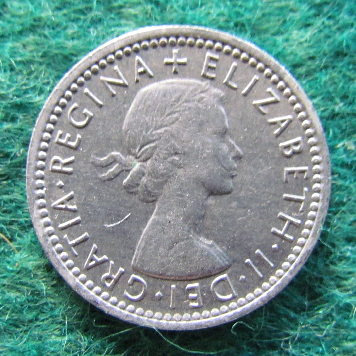 GB British UK English 1961 Sixpence Queen Elizabeth Coin - Circulated