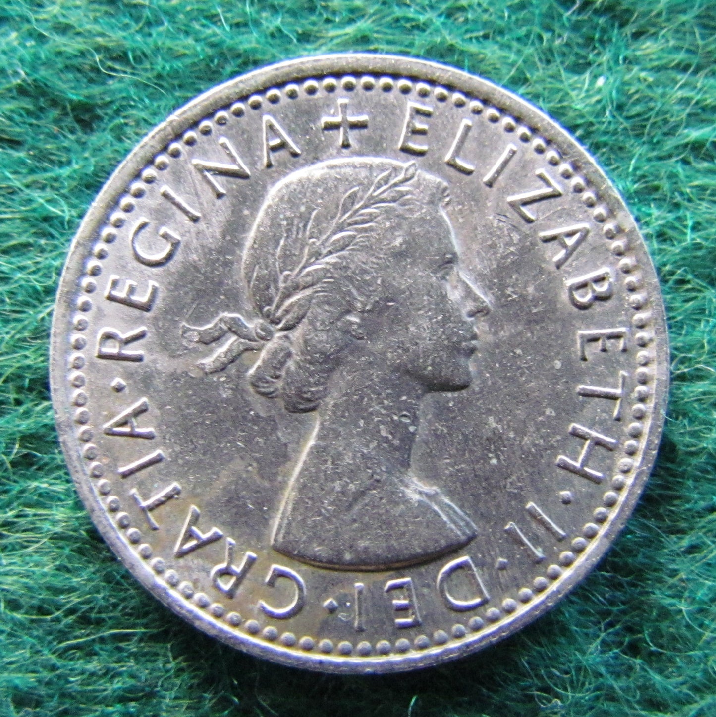 GB British UK English 1967 Sixpence Queen Elizabeth Coin - Circulated