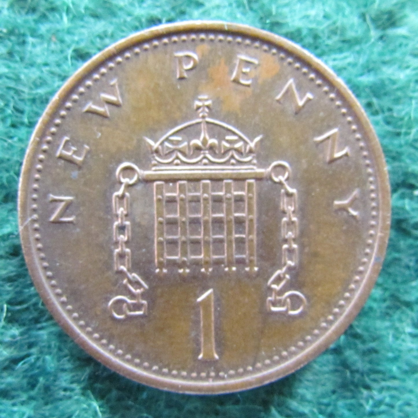 GB British UK English 1979 1 New Penny Queen Elizabeth II Coin