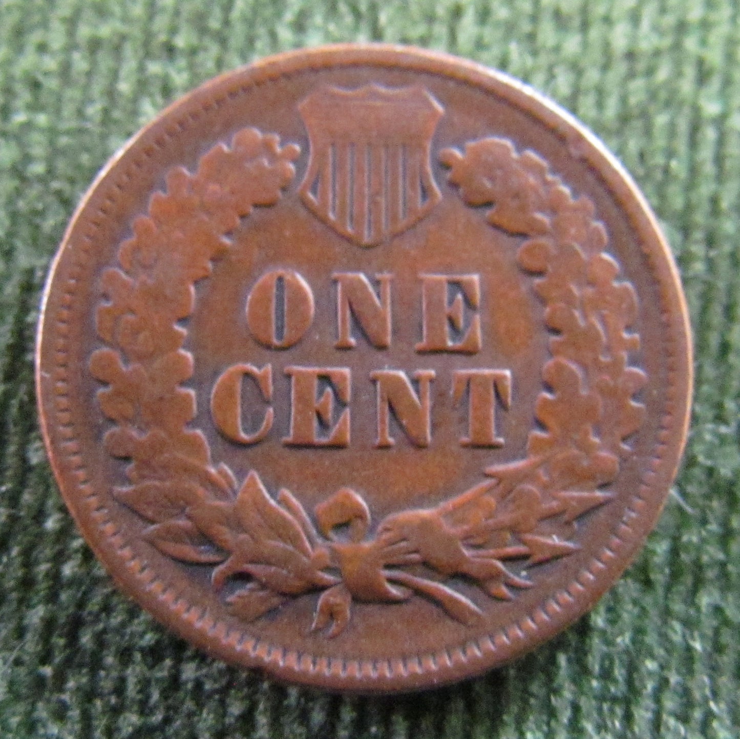 USA American 1893 1 Cent Indian Head Penny Coin - Circulated
