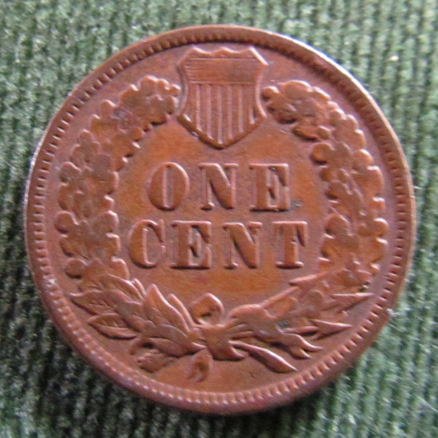 USA American 1895 1 Cent Indian Head Penny Coin - Circulated