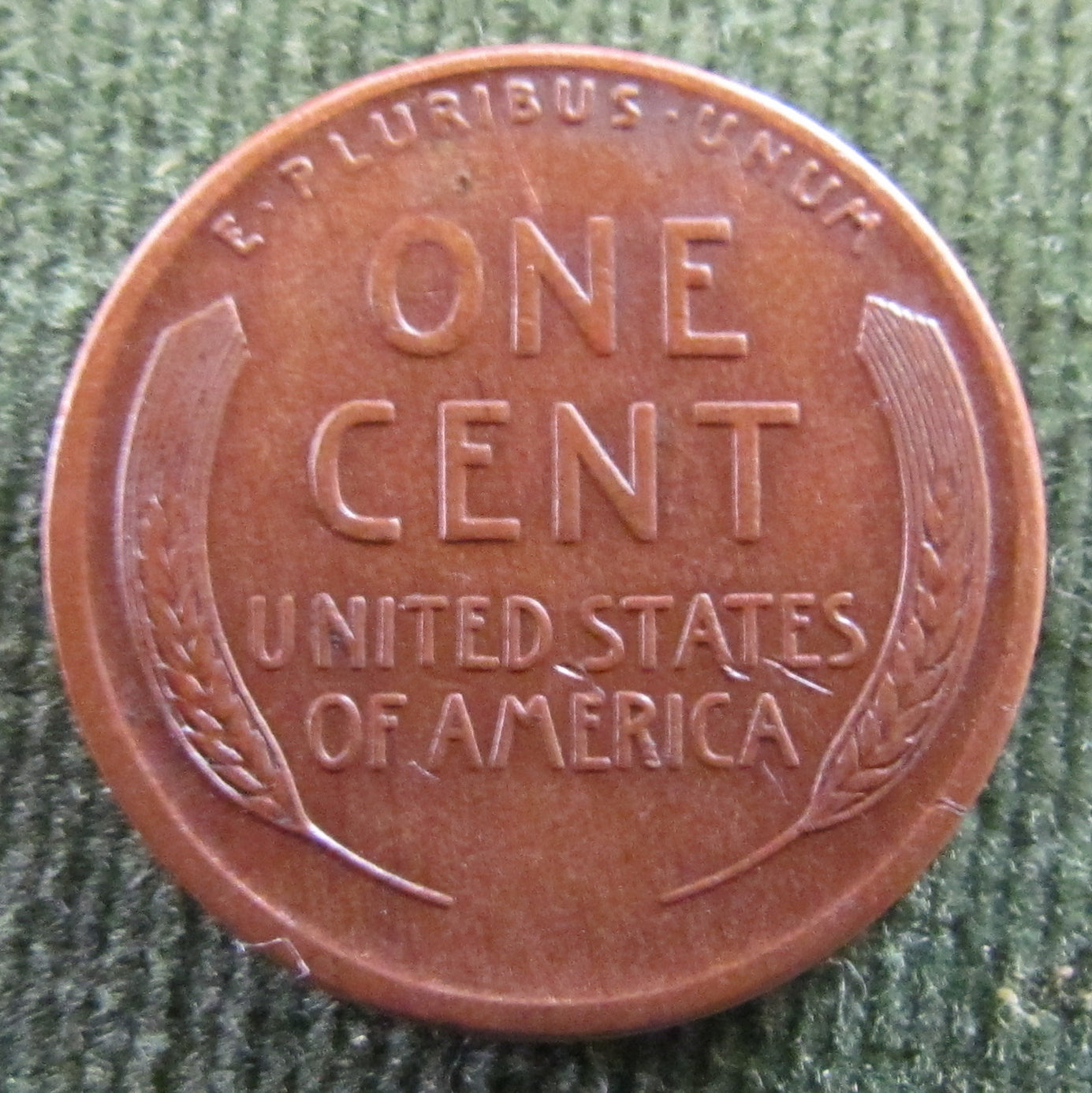 USA American 1916 S 1 Cent Lincoln Wheat Coin - Circulated