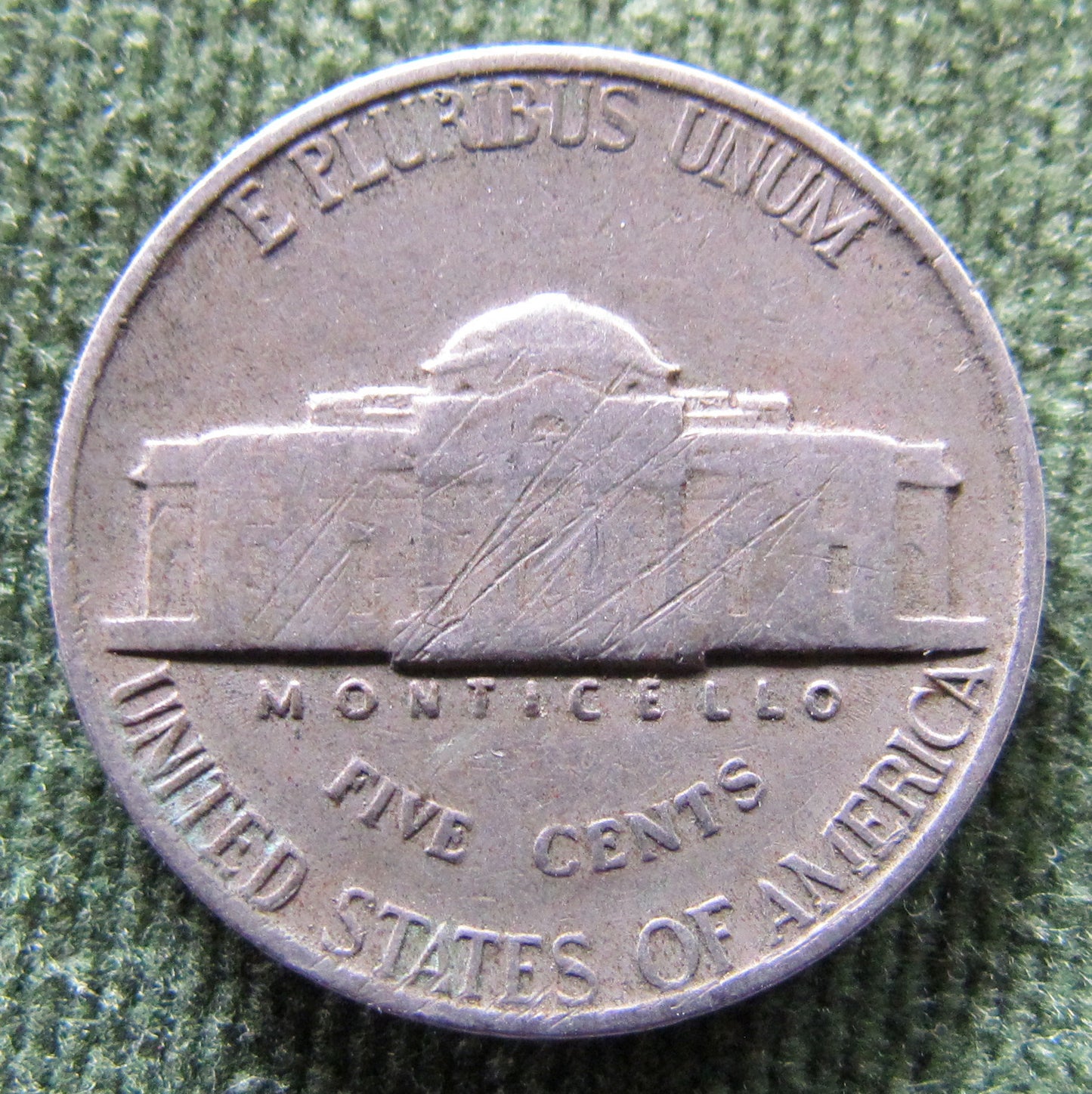 USA American 1940 Nickel Jefferson Coin - Circulated