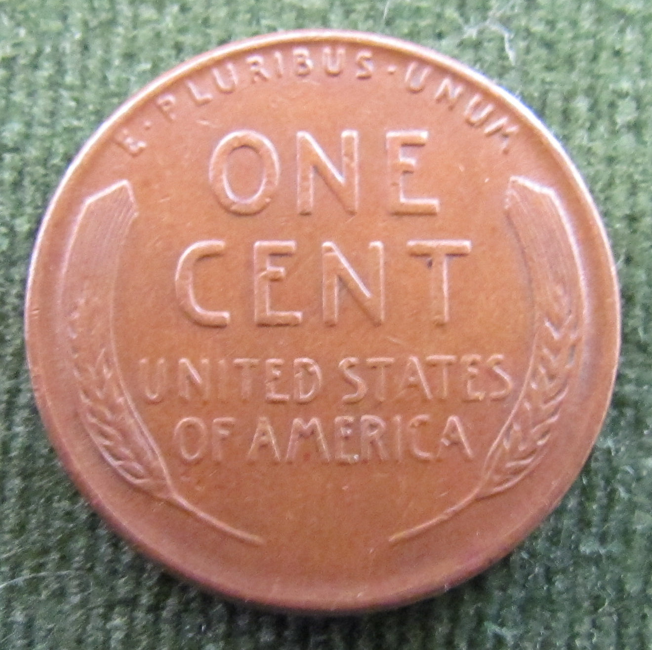 USA American 1948 1 Cent Wheat Lincoln Coin - Circulated