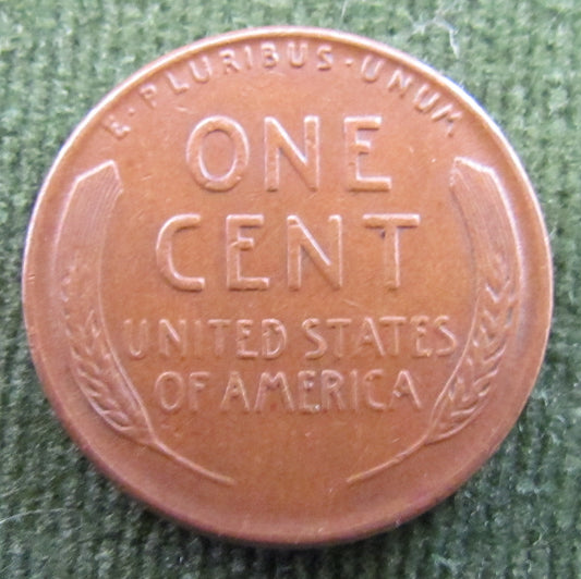 USA American 1948 1 Cent Wheat Lincoln Coin - Circulated