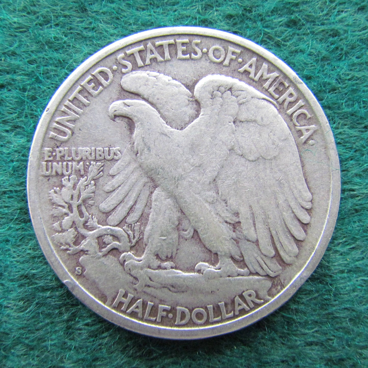 USA American 1943 S Half Dollar Walking Liberty Coin - Circulated