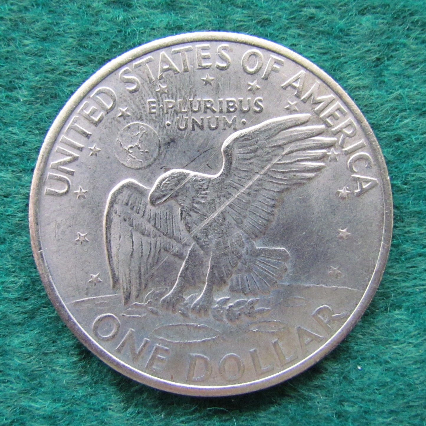 USA American 1972 D Eisenhower Dollar Coin - Circulated