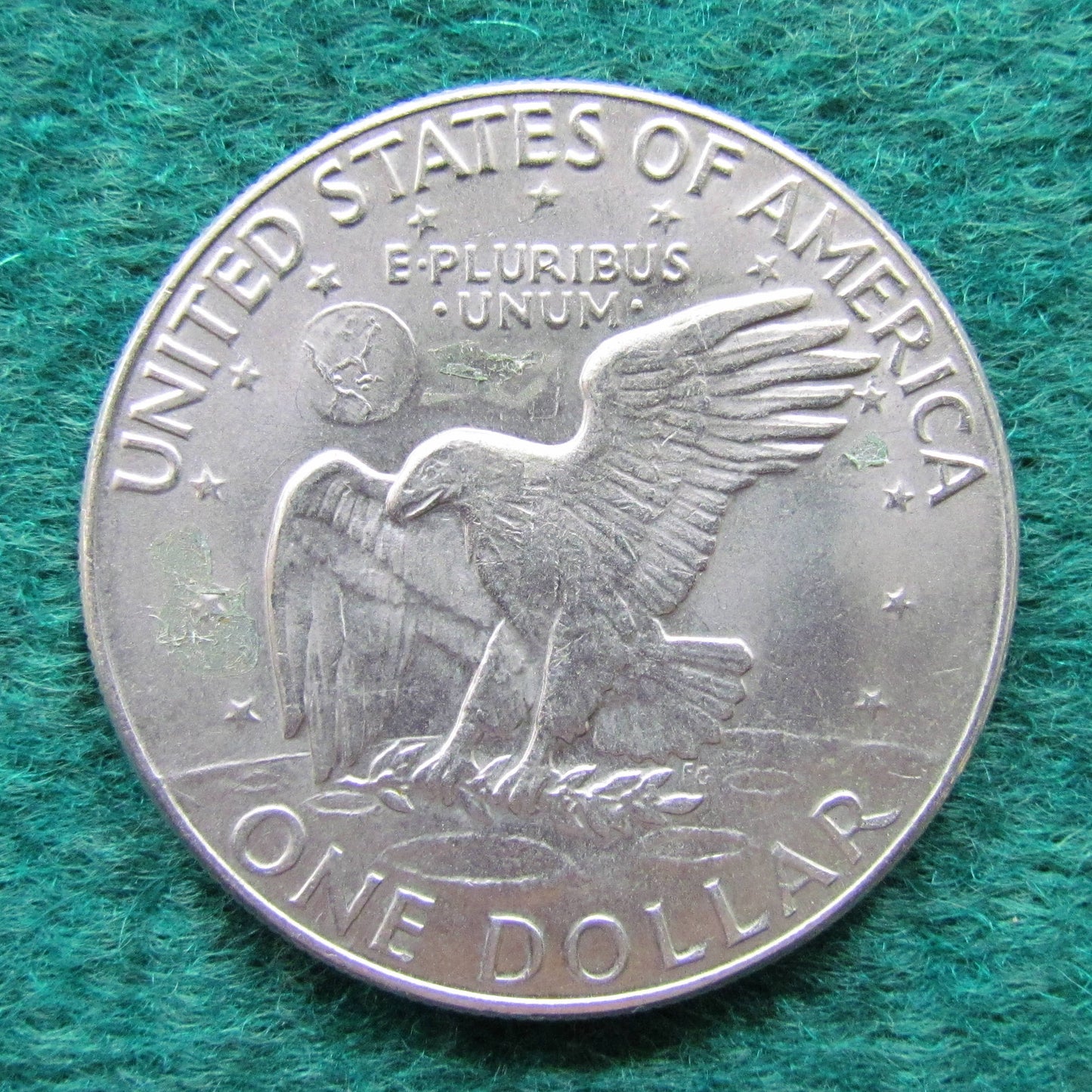USA American 1974 D Eisenhower Dollar Coin - Circulated