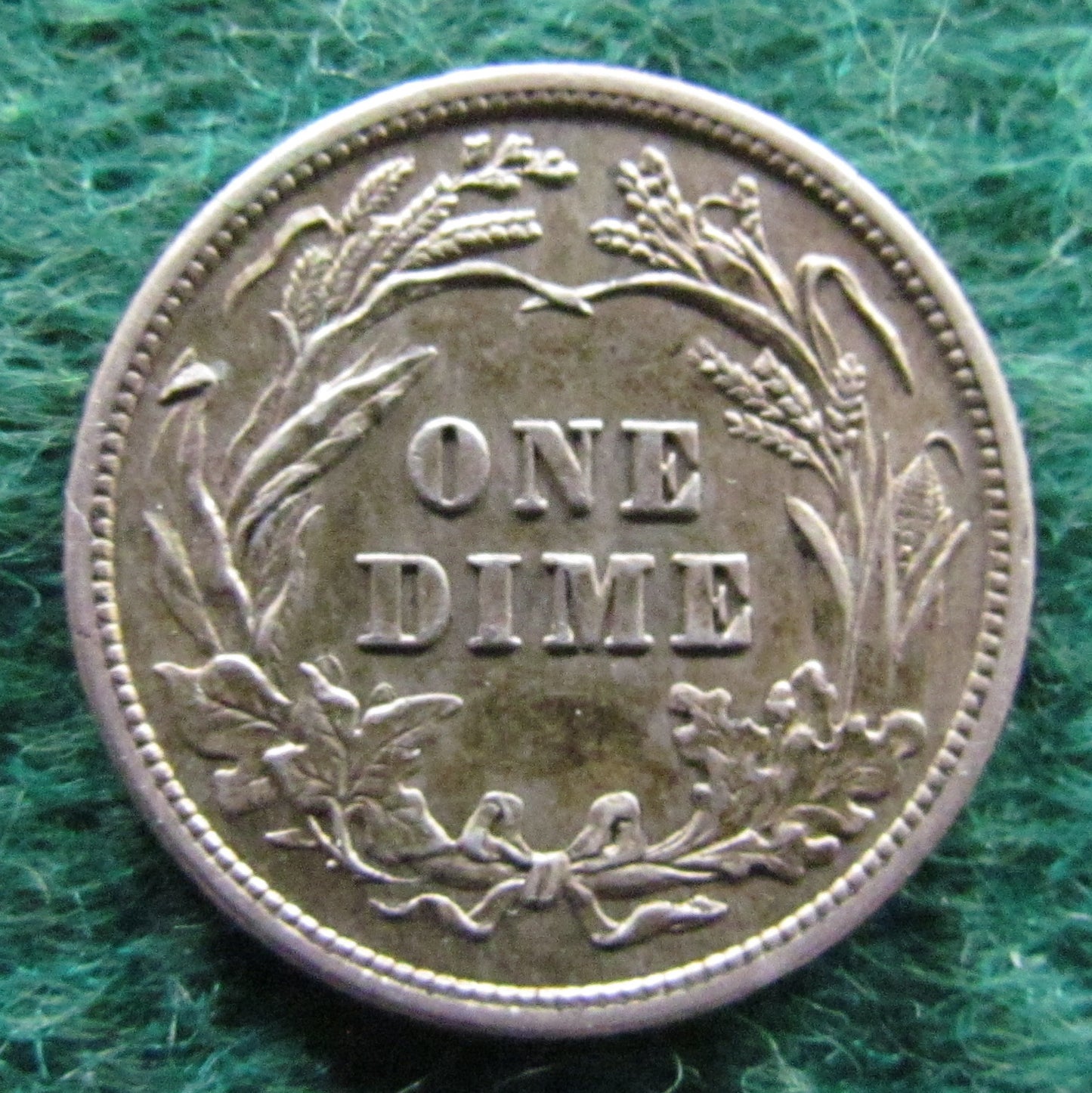 USA American 1912 Barber Dime Coin - Circulated