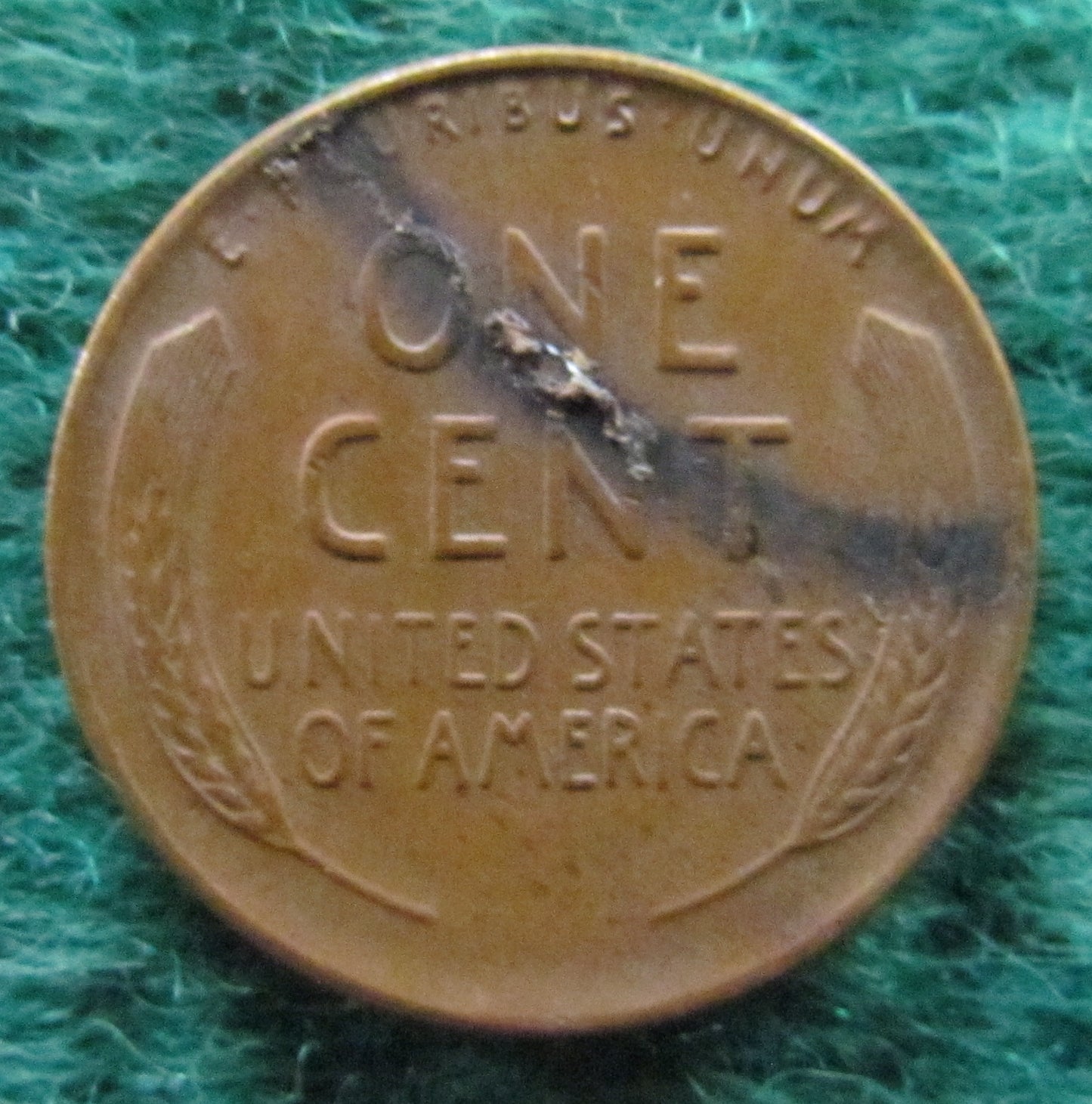 USA American 1941 1 Cent Wheat Lincoln Coin - Circulated