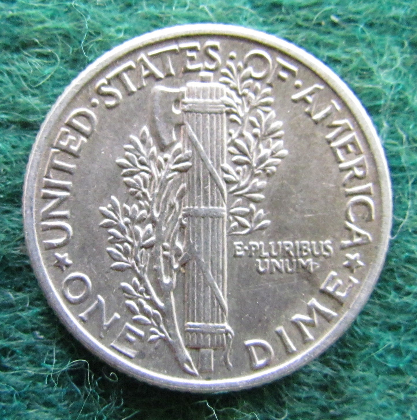 USA American 1941 Silver Winged Mercury Dime Coin - Circulated