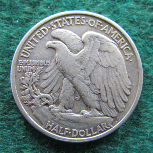 USA American 1943 Half Dollar Walking Liberty Coin - Circulated