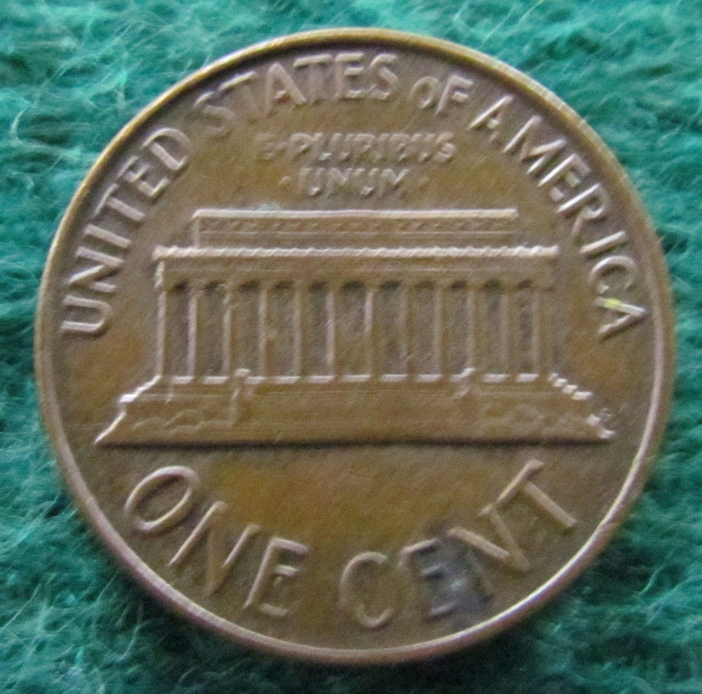 USA American 1964 1 Cent Lincoln Memorial Coin - Circulated