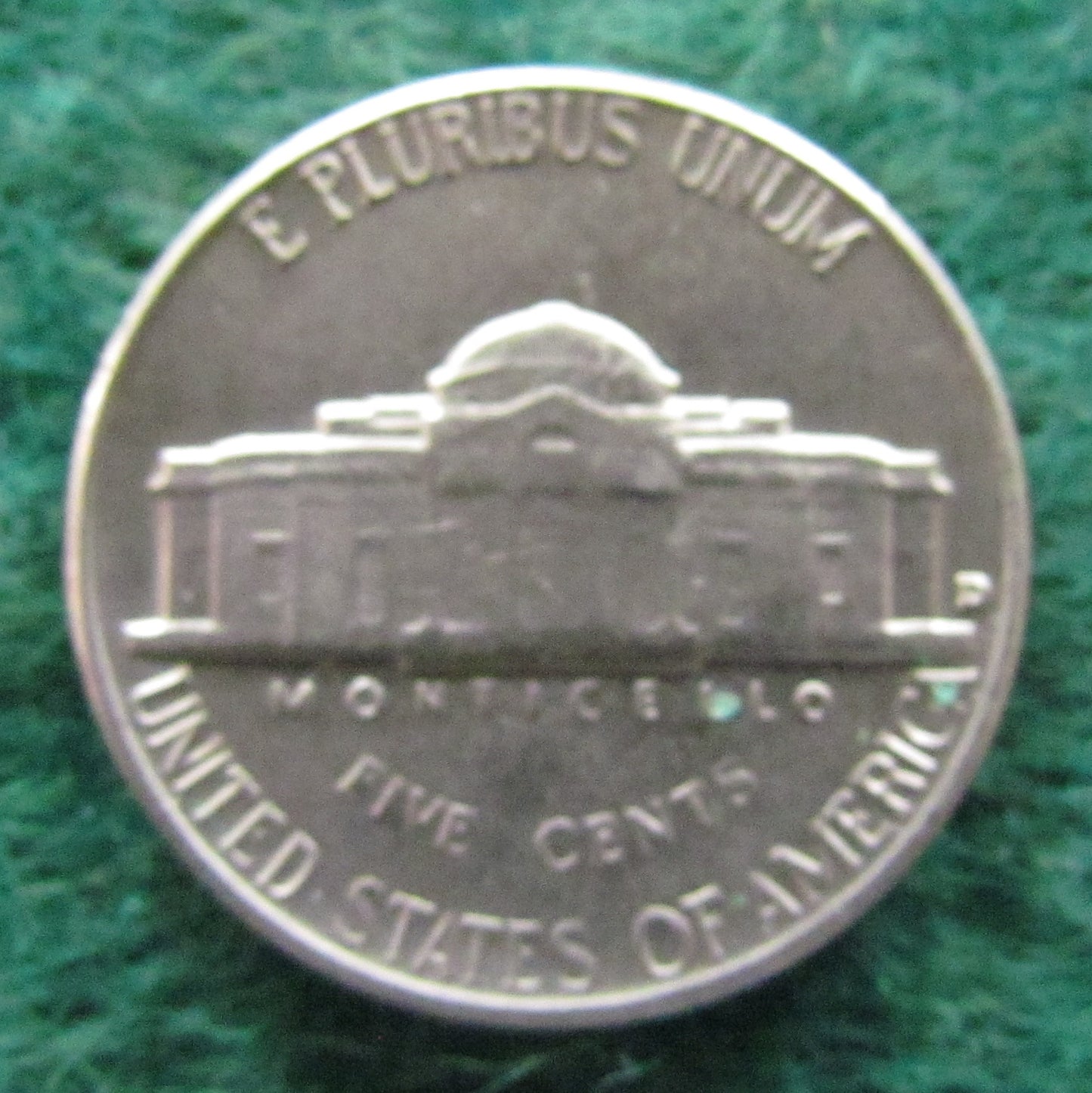 USA American 1964 D Nickel Jefferson Coin - Circulated