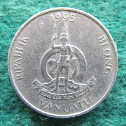 Vanuatu 1995 10 Vatu Coin - Circulated
