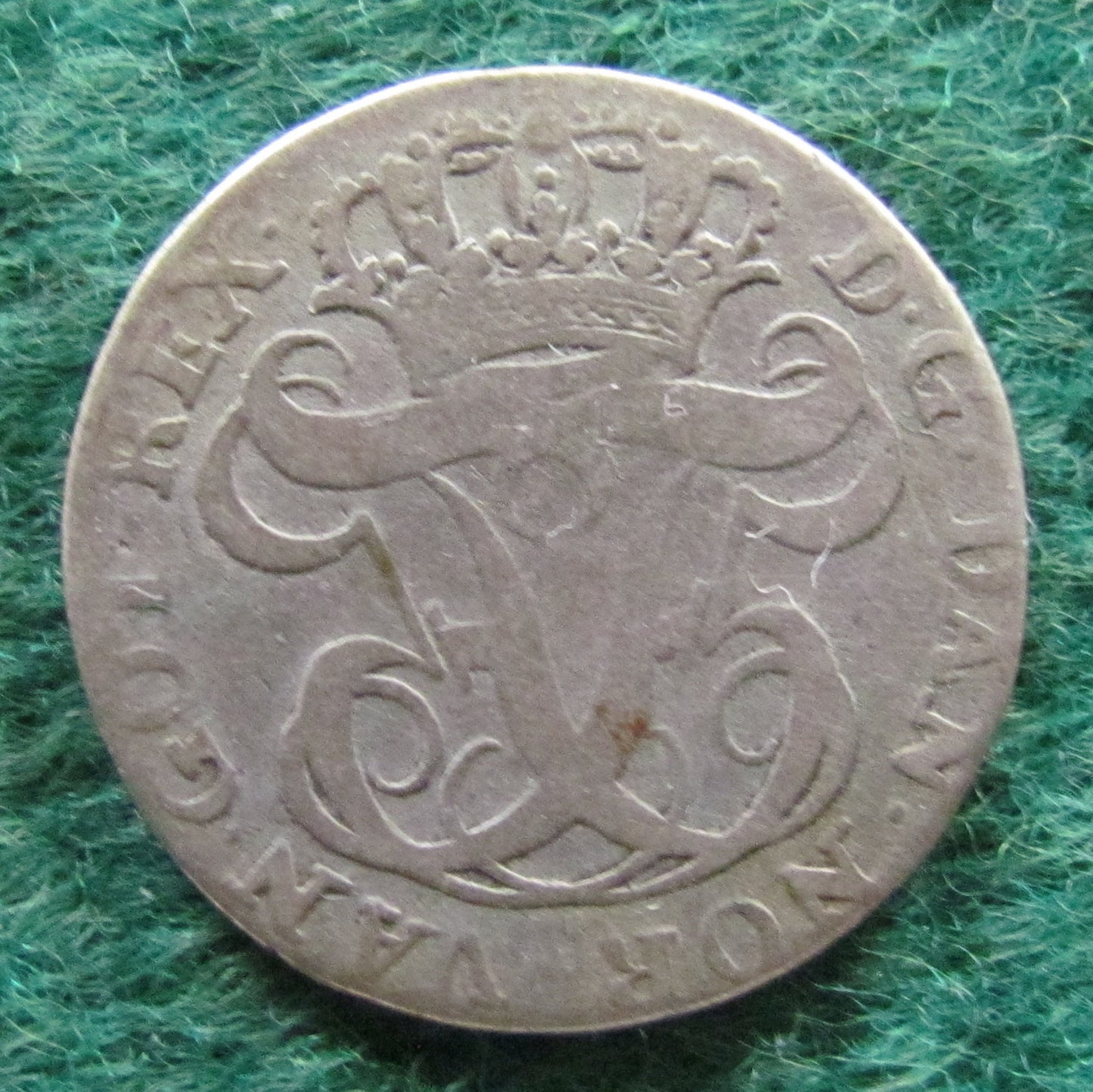 Dutch West Indies 1765 12 Skilling King Frederik V Coin