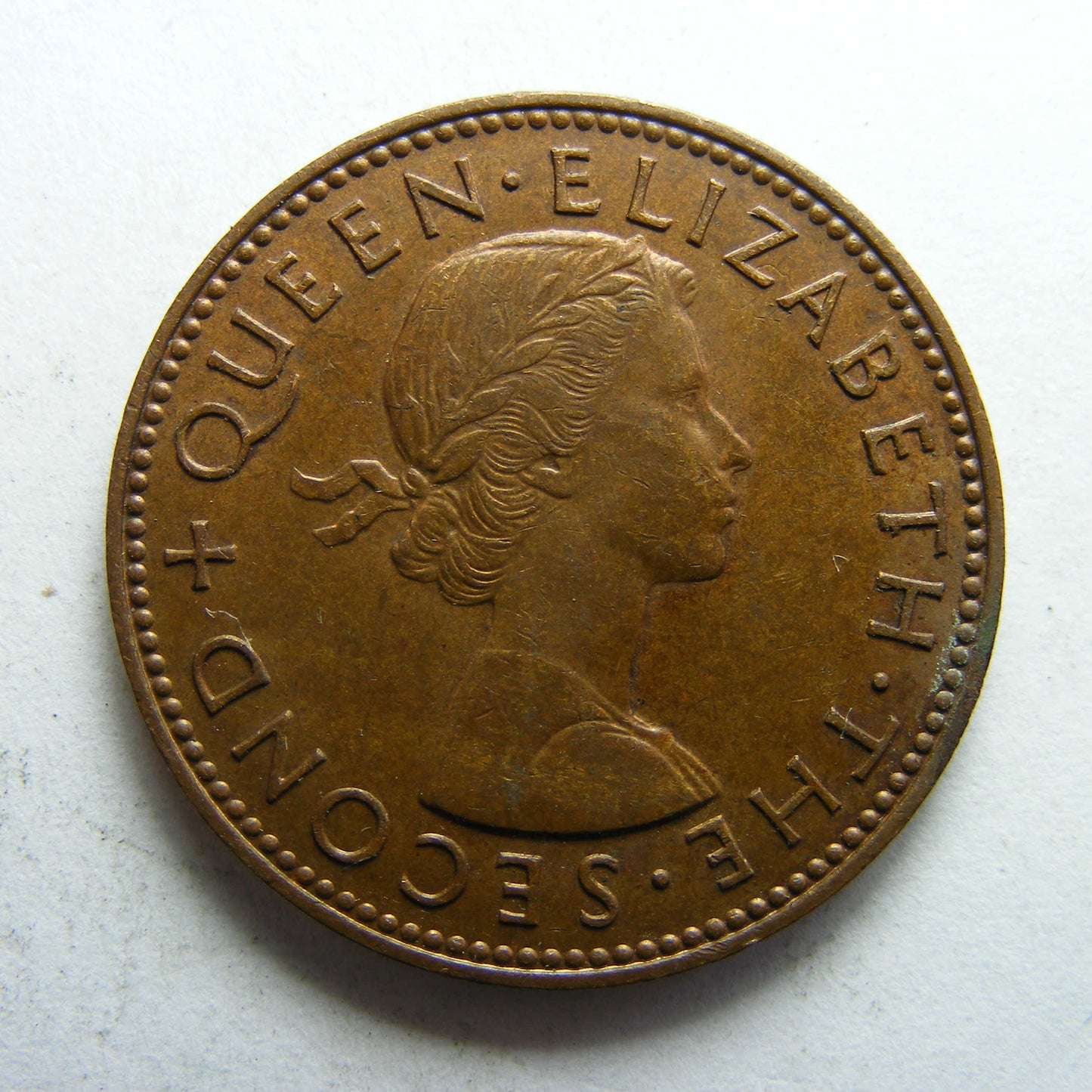 New Zealand 1962 Half Penny Queen Elizabeth II Coin