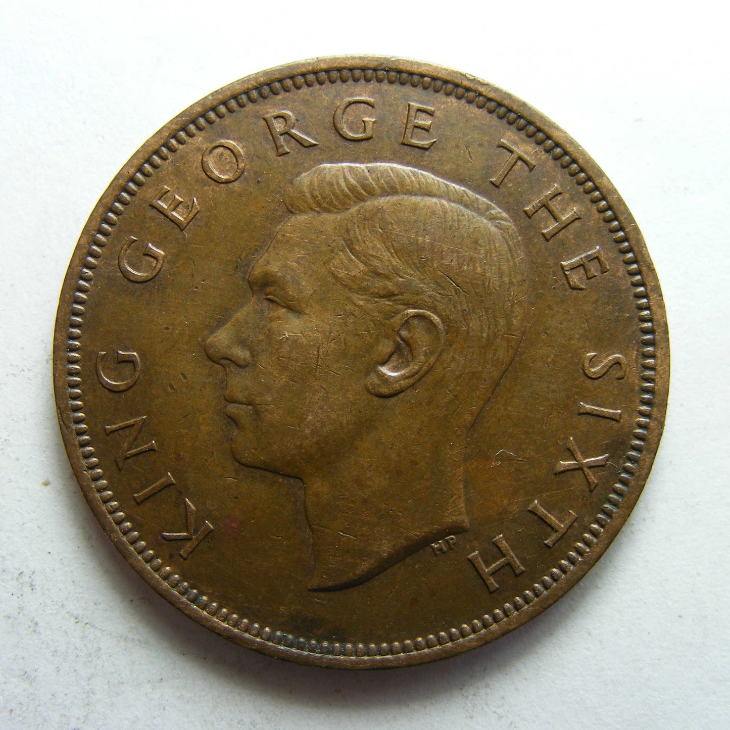 New Zealand 1951 Penny King George VI Coin