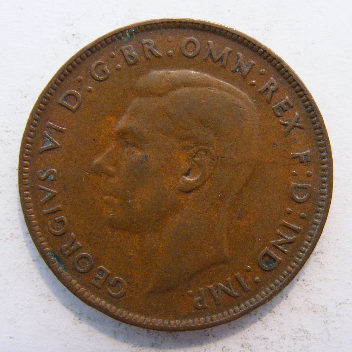 Australian 1939 Penny King George VI Coin