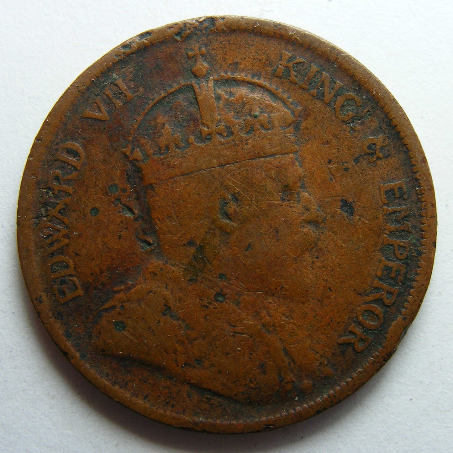 Straits Settlements 1904 One Cent King Edward VII Coin