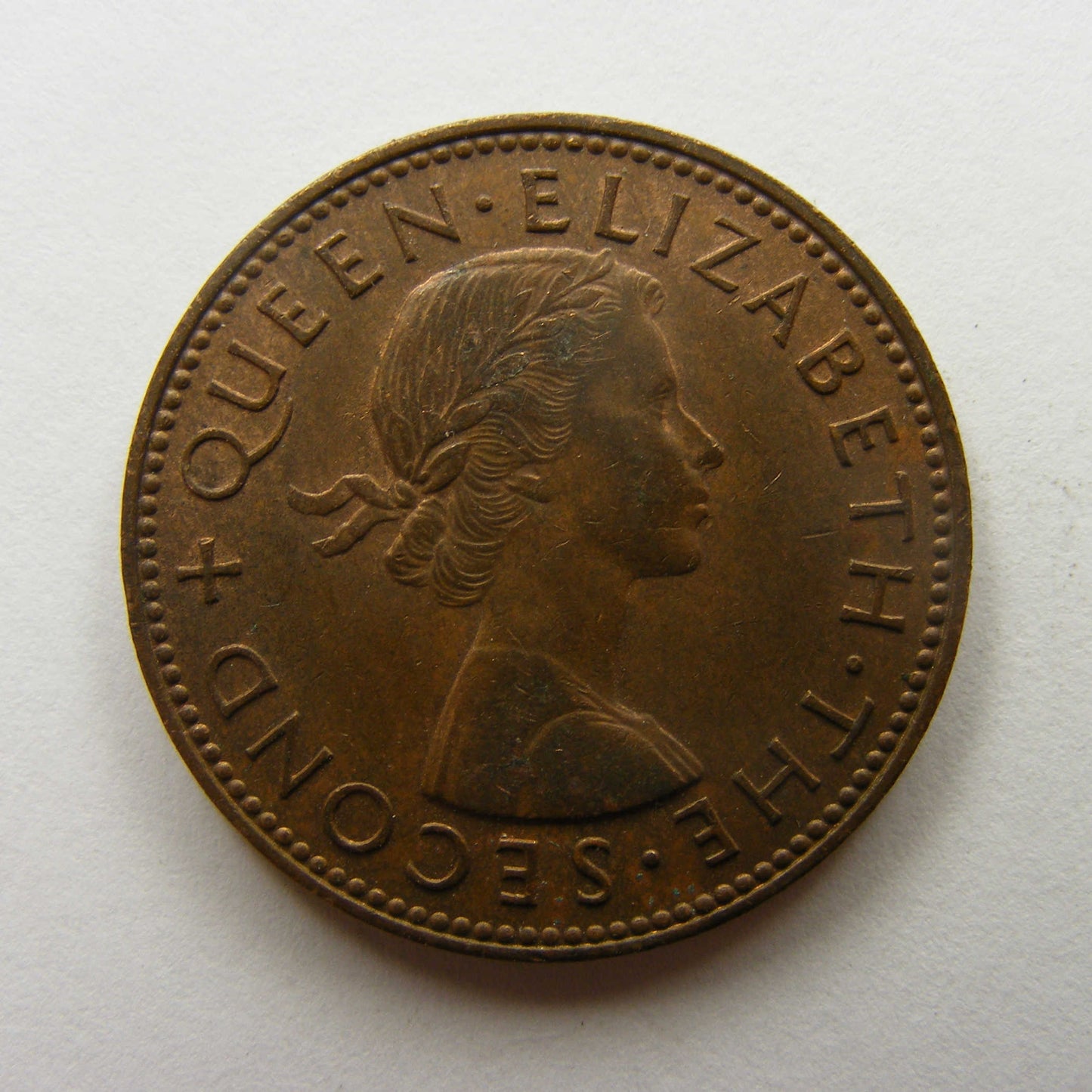 New Zealand 1963 Half Penny Queen Elizabeth II Coin
