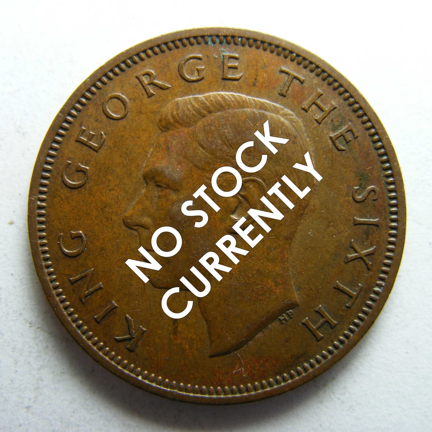 New Zealand 1945 Half Penny King George VI Coin