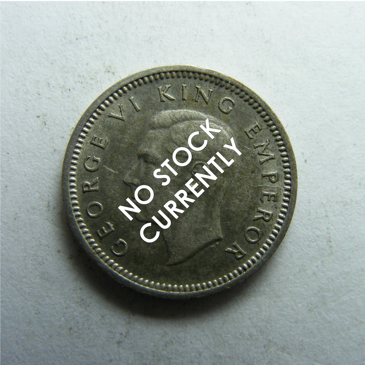 New Zealand 1939 Threepence King George VI Coin