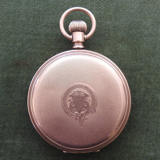 10ct Gold Elgin Full Hunter 7 Jewel Pocket Watch c.1913