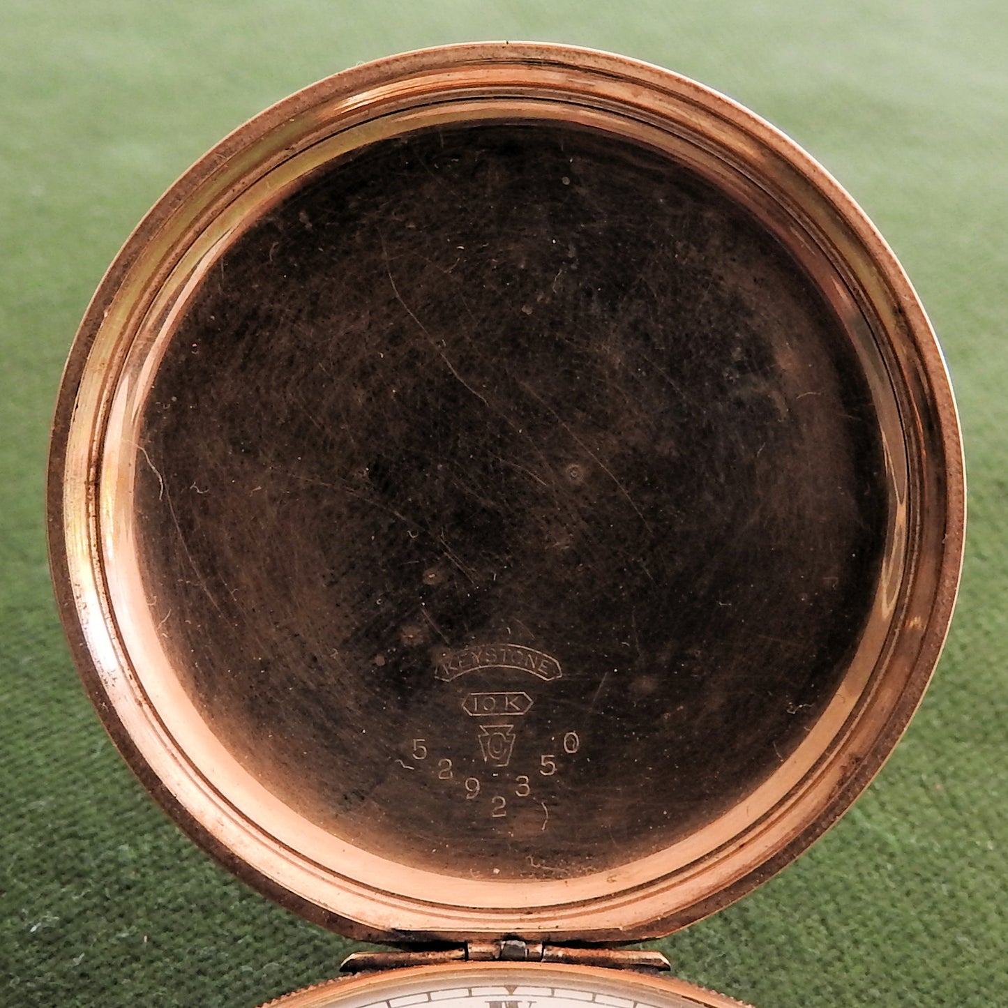 10ct Gold Elgin Full Hunter 7 Jewel Pocket Watch c.1913