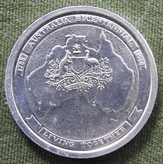 1988 Bicentennial Tall Ships Token - USCG Barque Eagle