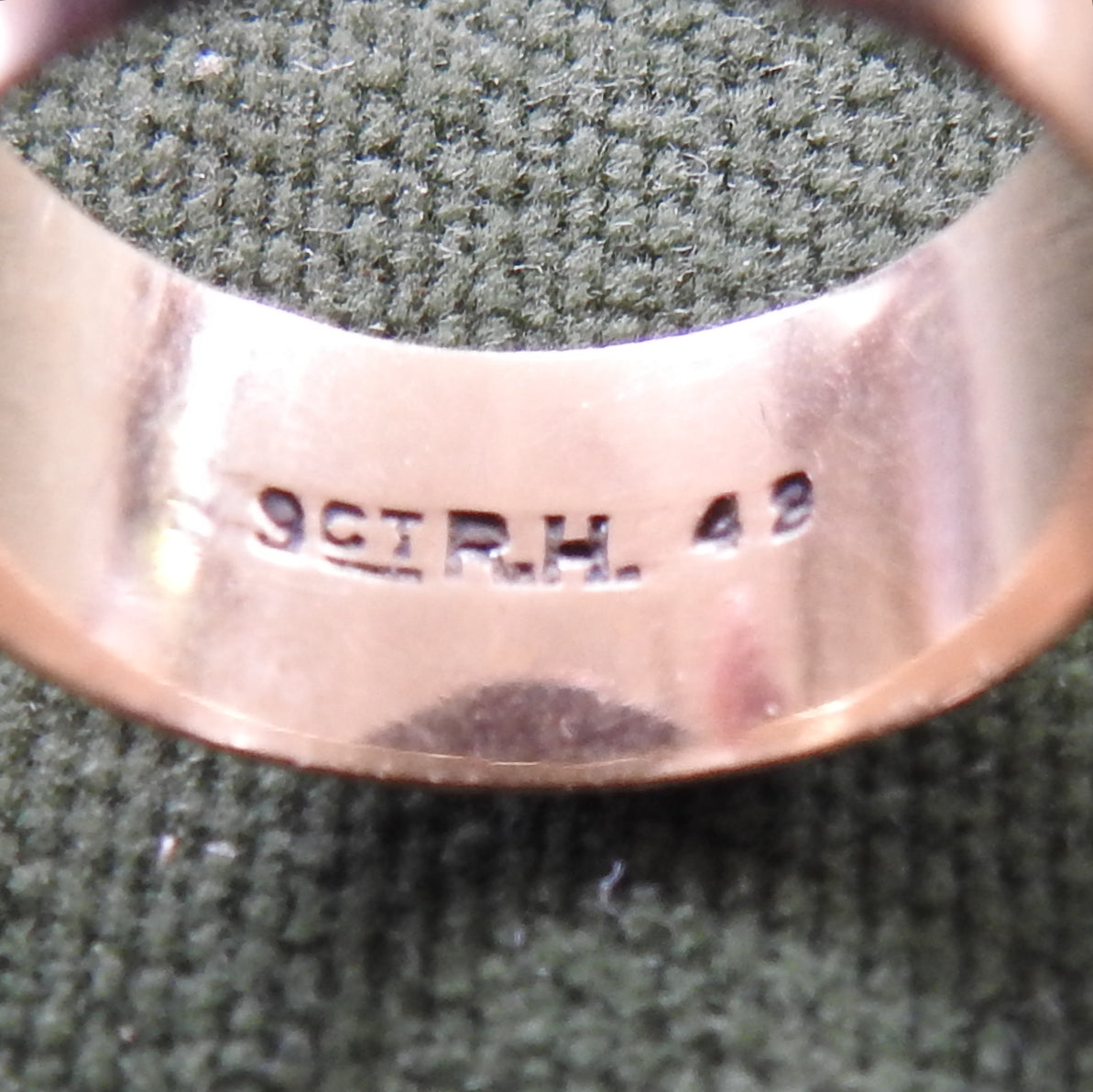 9ct Gold Wide Band Wedding Ring