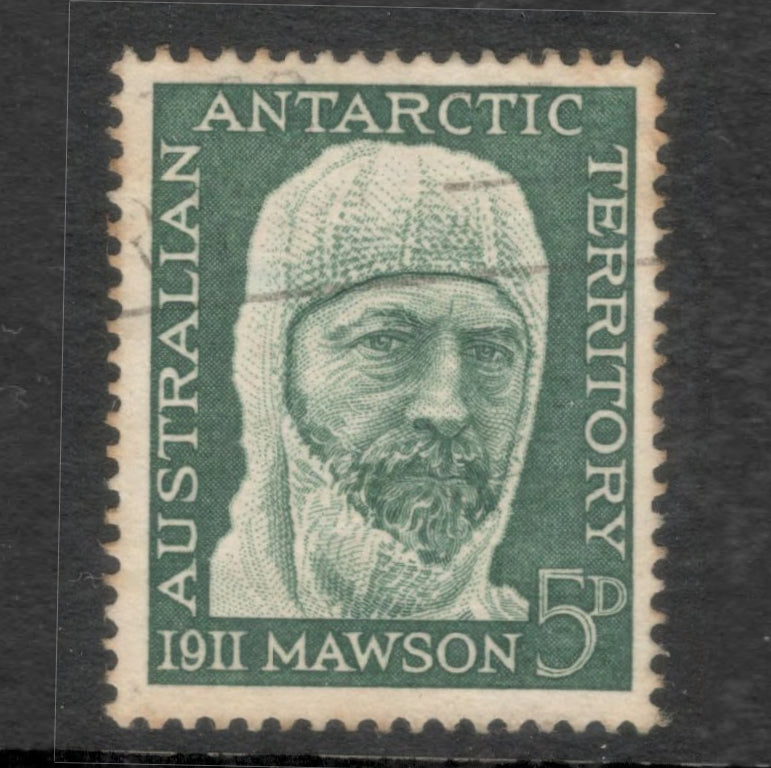 Australian Antarctic Territory 1961 5d Dark Blueish Green 50th Anniversary of the Australian Antarctic Expedition 1911-1914 Stamp