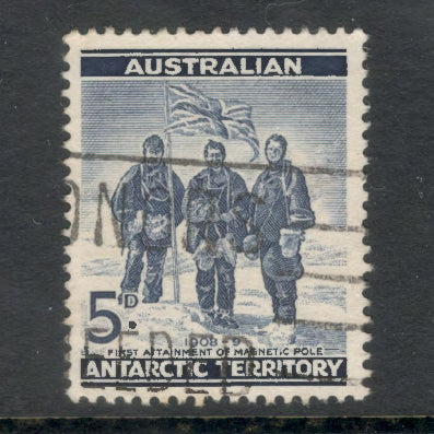 Australian Antarctic Territory 1961 5d Dark Blue Antarctic Research Stamp