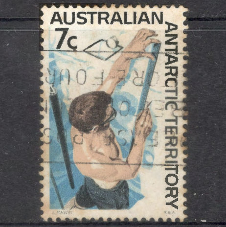 Australian Antarctic Territory 1966 7 Cent Research in Antarctica Multicoloured Stamp