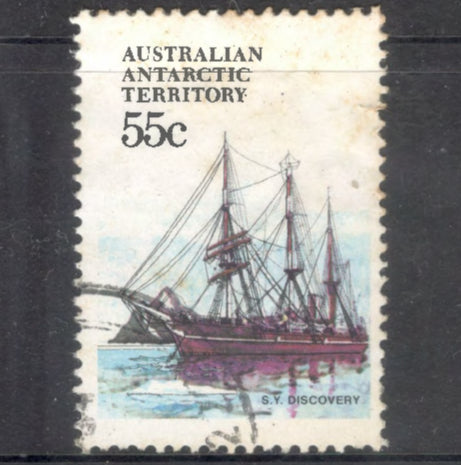 Australian Antarctic Territory 1979 55 Cent Ships Issue 2 Multicoloured Stamp