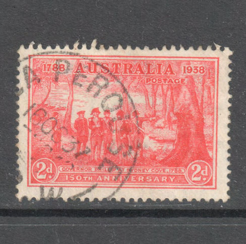 Australian 1937 2d Carmine Red 150th Anniversary of the Foundation of New South Wales