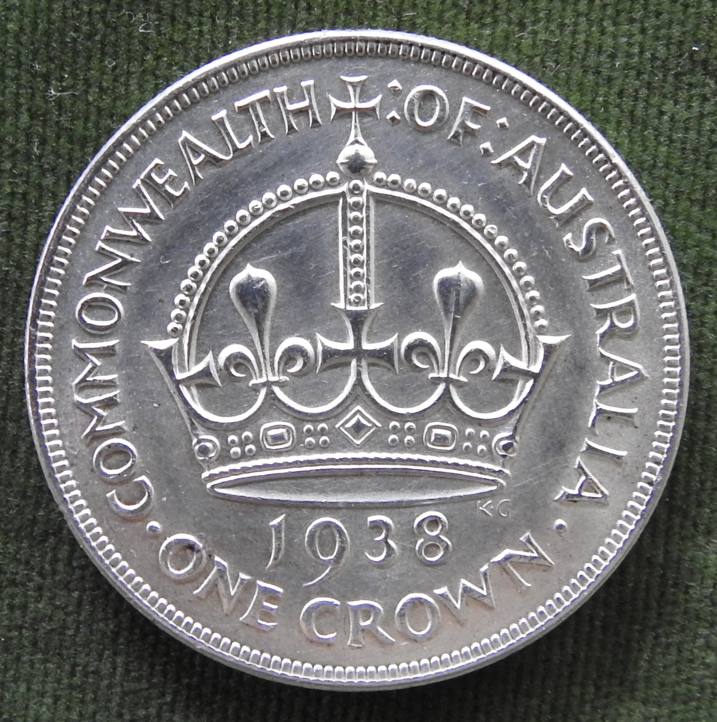 Australian 1938 Crown King George VI Coin