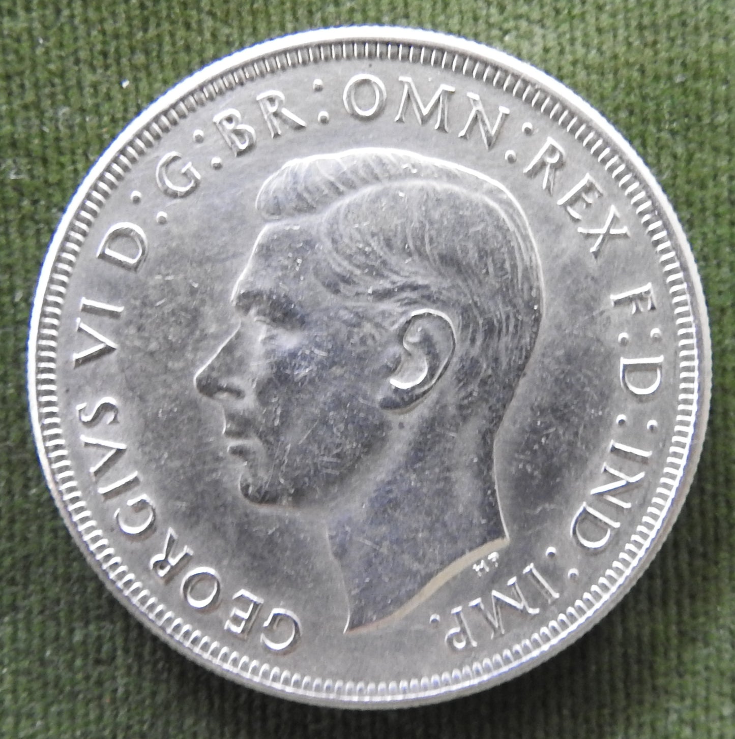 Australian 1938 Crown King George VI Coin