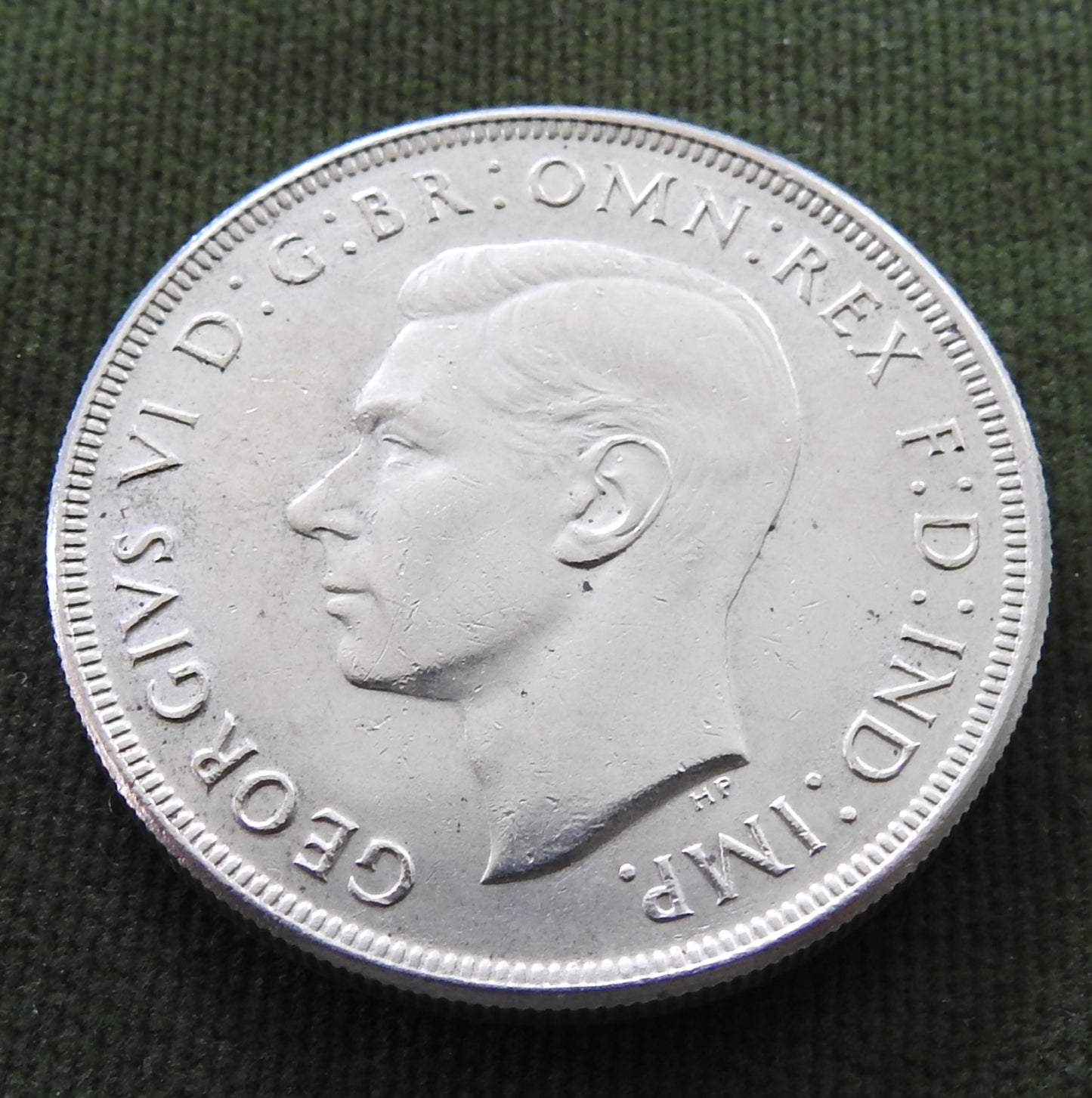 Australian 1938 Crown King George VI Coin