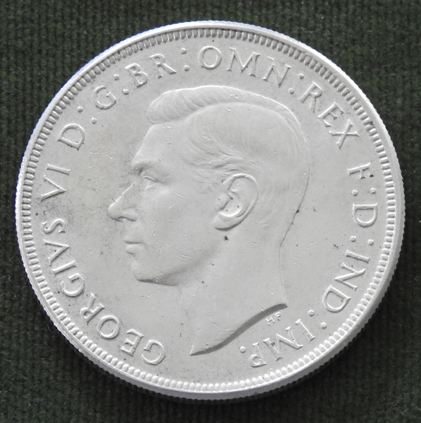 Australian 1938 Crown King George VI Coin
