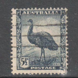 Australian 1942 5 1/2d Blue Emu Stamp