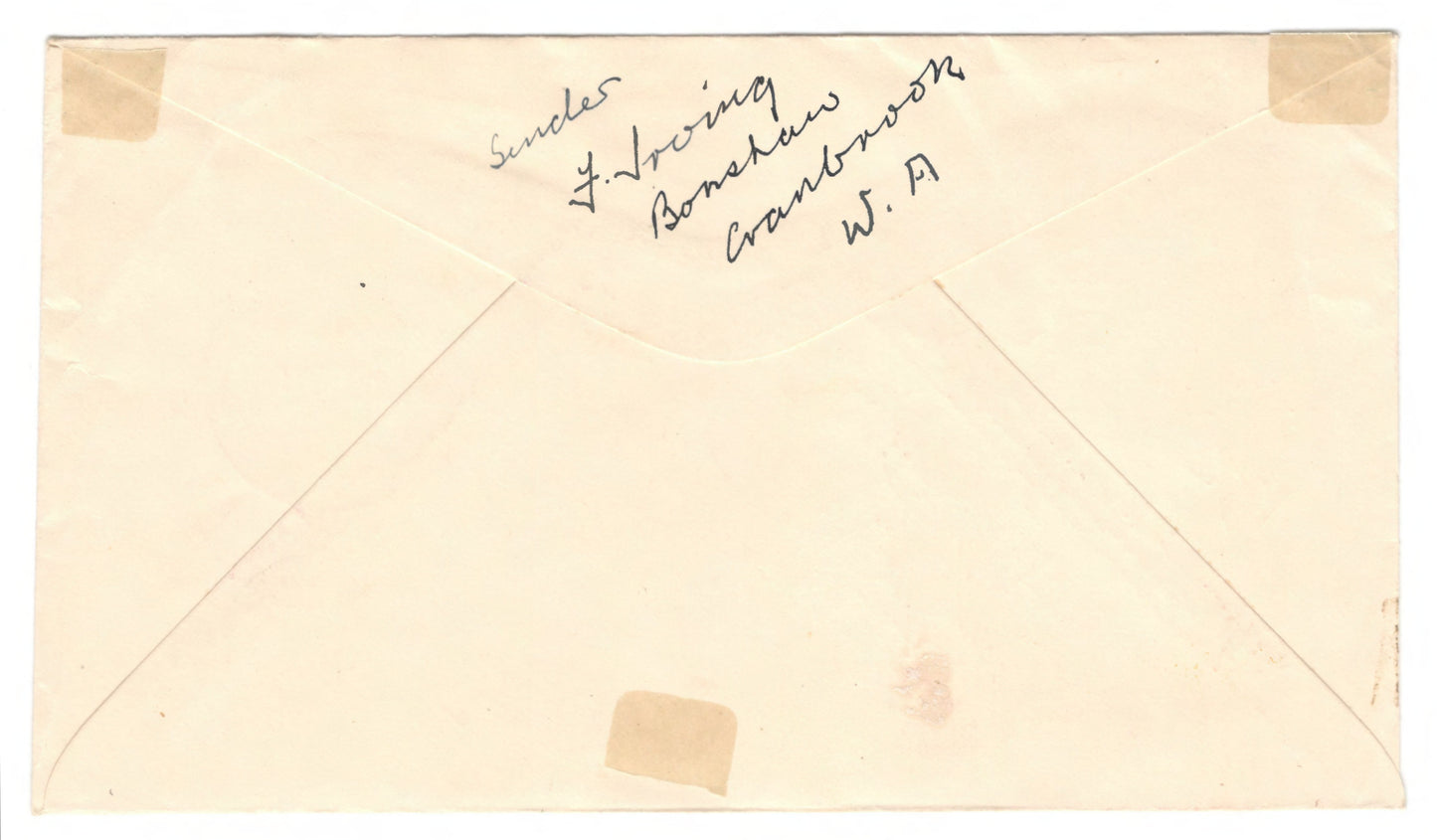 Australia 1954 Royal Visit Western Australia Cover - Postmarked Perth GPO