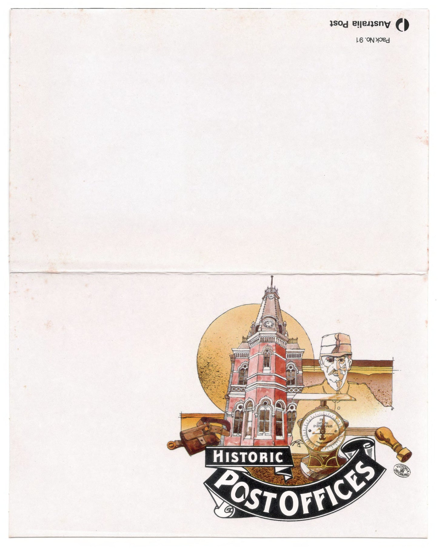 Australia 1982 Historic Post Offices Stamp Pack Australia Post Pack (POP)